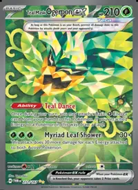 Teal Mask Ogerpon ex 211/167 – Twilight Masquerade (TWM), Pokémon card (English)
