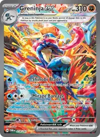 Greninja ex 214/167 – Twilight Masquerade (TWM), Pokémon card (English)