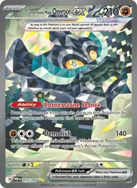 Cornerstone Mask Ogerpon ex 215/167 – Twilight Masquerade (TWM), Pokémon card (English)