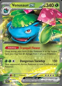 Venusaur ex 001/142 – Stellar Crown (SCR), Pokémon card (English)