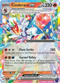 Cinderace ex 028/142 – Stellar Crown (SCR), Pokémon card (English)
