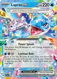 Lapras ex 032/142 – Stellar Crown (SCR), Pokémon card (English)