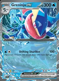 Greninja ex 041/142 – Stellar Crown (SCR), Pokémon card (English)