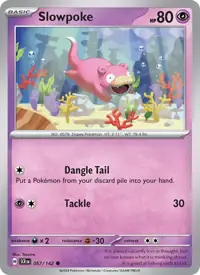 Slowpoke 057/142 – Stellar Crown (SCR), Pokémon card (English)