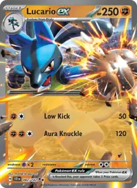 Lucario ex 082/142 – Stellar Crown (SCR), Pokémon card (English)