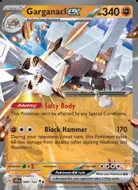 Garganacl ex 089/142 – Stellar Crown (SCR), Pokémon card (English)