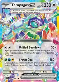 Terapagos ex 128/142 – Stellar Crown (SCR), Pokémon card (English)