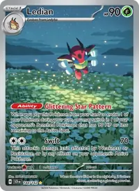 Ledian 144/142 – Stellar Crown (SCR), Pokémon card (English)