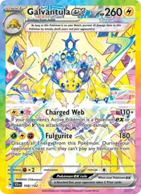 Galvantula ex 168/142 – Stellar Crown (SCR), Pokémon card (English)
