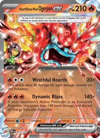 Hearthflame Mask Ogerpon ex 017/131 – Prismatic Evolutions (PRE), Pokémon card (English)