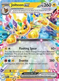 Jolteon ex 030/131 – Prismatic Evolutions (PRE), Pokémon card (English)
