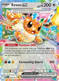 Eevee ex 075/131 – Prismatic Evolutions (PRE), Pokémon card (English)