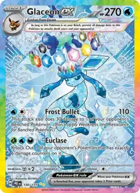 Glaceon ex 150/131 – Prismatic Evolutions (PRE), Pokémon card (English)