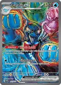 Palafin ex 151/131 – Prismatic Evolutions (PRE), Pokémon card (English)