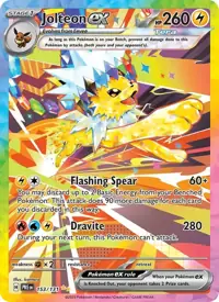 Jolteon ex 153/131 – Prismatic Evolutions (PRE), Pokémon card (English)