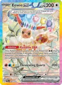 Eevee ex 167/131 – Prismatic Evolutions (PRE), Pokémon card (English)
