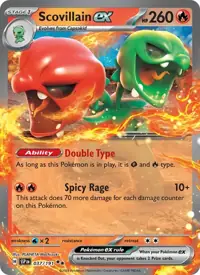 Scovillain ex 037/191 – Surging Sparks (SSP), Pokémon card (English)