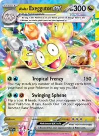 Alolan Exeggutor ex 133/191 – Surging Sparks (SSP), Pokémon card (English)