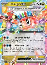 Tatsugiri ex 142/191 – Surging Sparks (SSP), Pokémon card (English)
