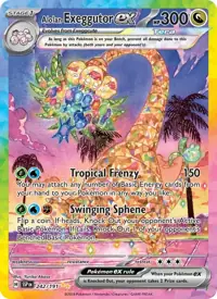 Alolan Exeggutor ex 242/191 – Surging Sparks (SSP), Pokémon card (English)