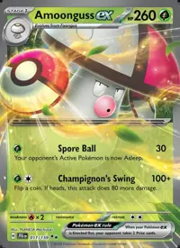 Amoonguss ex 011/159 – Journey Together (JTG), Pokémon card (English)