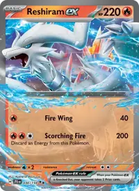 Reshiram ex 030/159 – Journey Together (JTG), Pokémon card (English)