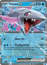 Veluza ex 043/159 – Journey Together (JTG), Pokémon card (English)