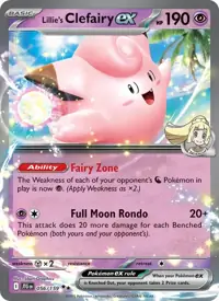 Lillie's Clefairy ex 056/159 – Journey Together (JTG), Pokémon card (English)