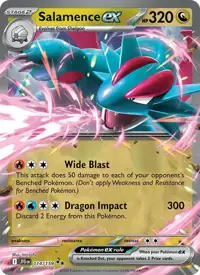 Salamence ex 114/159 – Journey Together (JTG), Pokémon card (English)