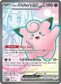 Lillie's Clefairy ex 173/159 – Journey Together (JTG), Pokémon card (English)