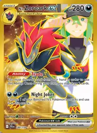 N's Zoroark ex 189/159 – Journey Together (JTG), Pokémon card (English)