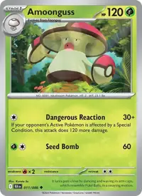 Amoonguss 011/086 – Black Bolt (BLK), Pokémon card (English)