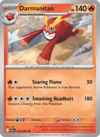 Darmanitan 014/086 – Black Bolt (BLK), Pokémon card (English)
