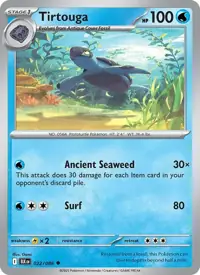 Tirtouga 022/086 – Black Bolt (BLK), Pokémon card (English)