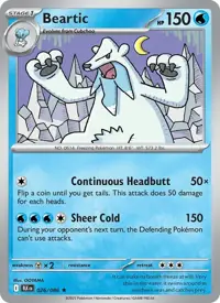 Beartic 026/086 – Black Bolt (BLK), Pokémon card (English)