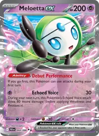 Meloetta ex 044/086 – Black Bolt (BLK), Pokémon card (English)