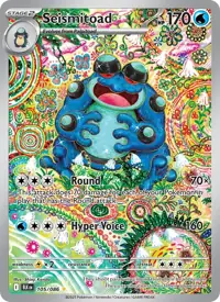 Seismitoad 105/086 – Black Bolt (BLK), Pokémon card (English)