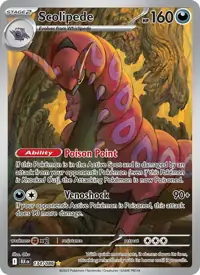 Scolipede 134/086 – Black Bolt (BLK), Pokémon card (English)