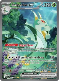 Serperior ex 164/086 – Black Bolt (BLK), Pokémon card (English)