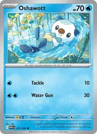 Oshawott 021/086 – White Flare (WHT), Pokémon card (English)