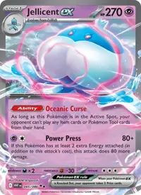 Jellicent ex 045/086 – White Flare (WHT), Pokémon card (English)
