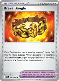 Brave Bangle 080/086 – White Flare (WHT), Pokémon card (English)