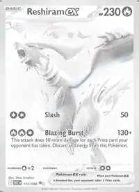 Reshiram ex 173/086 – White Flare (WHT), Pokémon card (English)