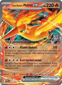 Team Rocket's Moltres ex 031/182 – Destined Rivals (DRI), Pokémon card (English)
