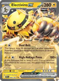 Electivire ex 069/182 – Destined Rivals (DRI), Pokémon card (English)
