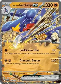 Cynthia's Garchomp ex 104/182 – Destined Rivals (DRI), Pokémon card (English)