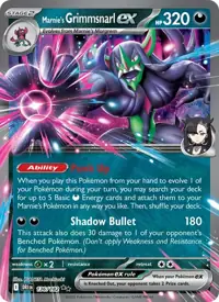 Marnie's Grimmsnarl ex 136/182 – Destined Rivals (DRI), Pokémon card (English)