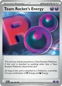 Team Rocket's Energy 182/182 – Destined Rivals (DRI), Pokémon card (English)