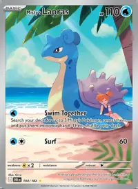 Misty's Lapras 194/182 – Destined Rivals (DRI), Pokémon card (English)