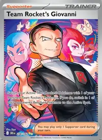 Team Rocket's Giovanni 238/182 – Destined Rivals (DRI), Pokémon card (English)